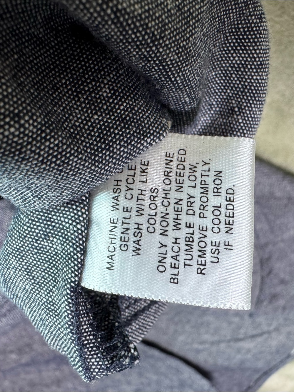 Derek Heart Rhinestone Chambray Shirt XL - Picture 11 of 11